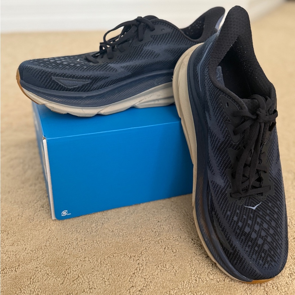 Hoka One One Clifton 9 Black/ Varsity Navy